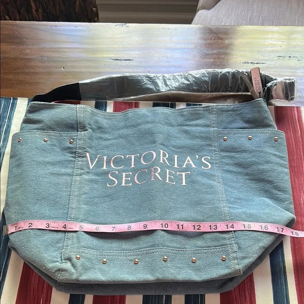 Victoria's Secret Blue Tote Bag NWT